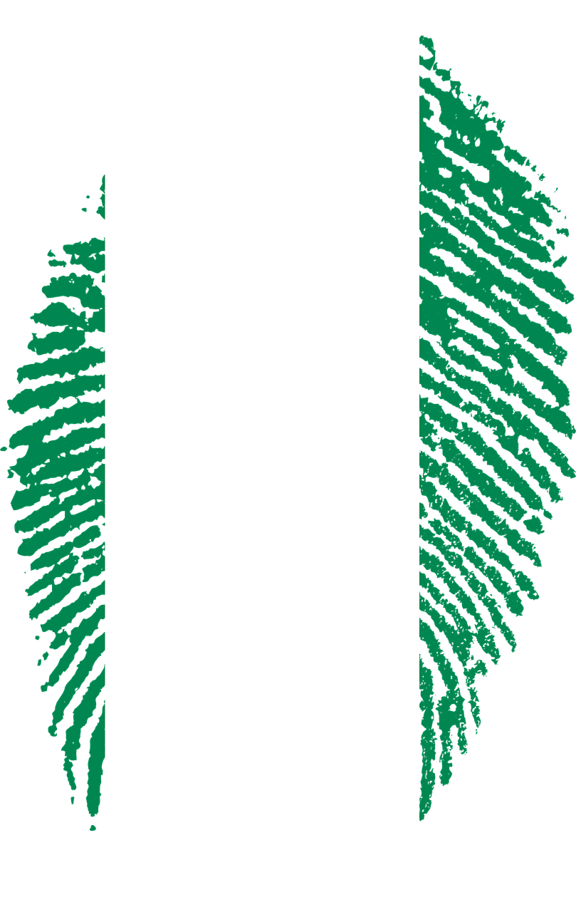 A thumb print